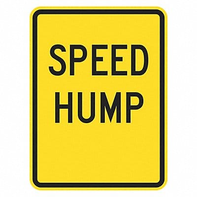 Speed Hump Traffic Sign 18 x 12