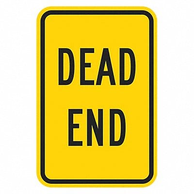 Dead End Traffic Sign 18 x 12