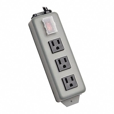 Power Strip 3 Outlet Industrial 6ft cord