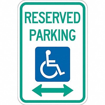 Reserved Parking Parking Sign 18 x 12