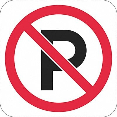 No Parking Symbol Parking Sign 12 x 12