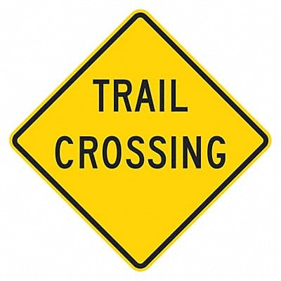 Trail Crossing Traffic Sign 12 x 12