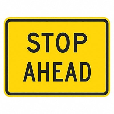 Stop Ahead Traffic Sign 18 x 24