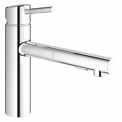 Straight Chrome Grohe Concetto Brass