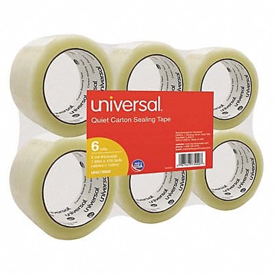 Quiet Tape Box Sealng Tape 48mmx100m PK6