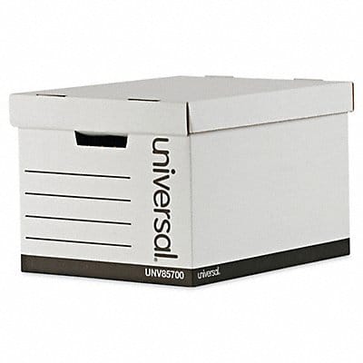 Storage Box Lid 12x15x10 White PK12