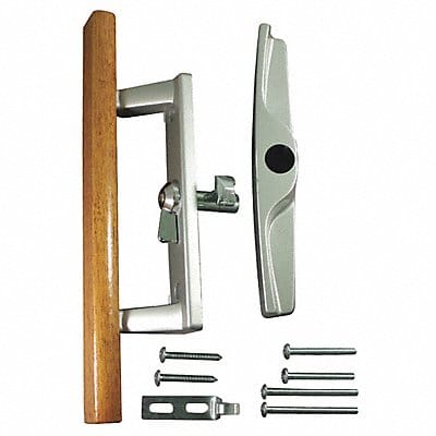 Handle Set Wood/Zinc 9 L x 4-1/2 H