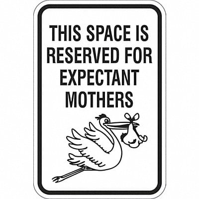 Expectant Mothers Parking Sign 18 x 12