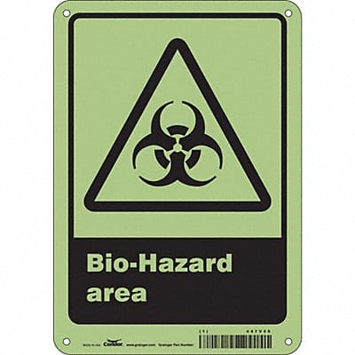 Safety Sign 10 inx7 in Polyethylene