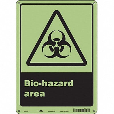 Safety Sign 14 inx10 in Polyethylene