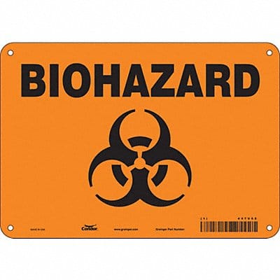 Safety Sign 7 inx10 in Polyethylene