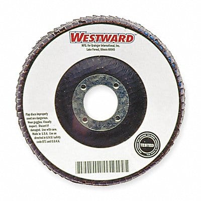 J7232 Fiber Disc 4 in Dia 5/8in Arbor 60 Grit