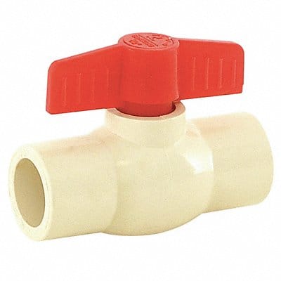 Ball Valve CPVC/Red Plastic 3/4 Pipe