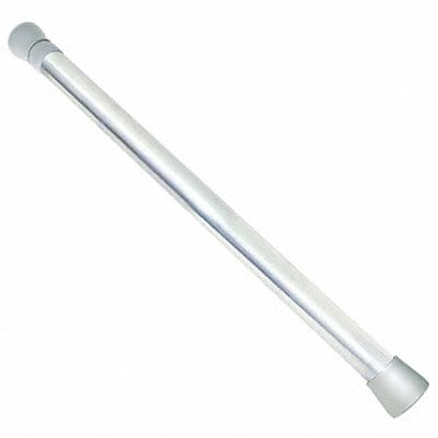 Shower Rod Zinc 72 in L White