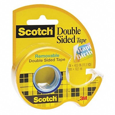 Double Sided Tape Removable 3/4 x 400in