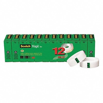 Magic Tape 3/4 x1000 in Clear PK12