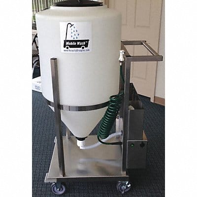 Portable Wash Station Silver 35 L 22 W