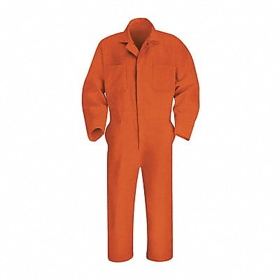 Mns Ls Orange Action Back Coverall