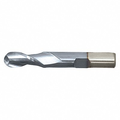 Ball End Mill Single End 3/4 HSS