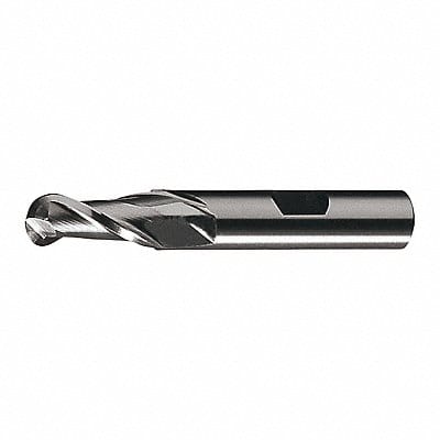 Ball End Mill Single End 1-1/4 HSS