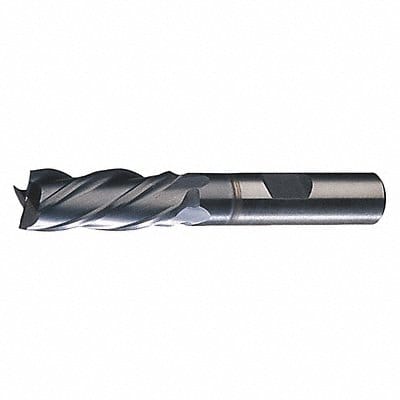 Sq. End Mill Single End HSS 1/4