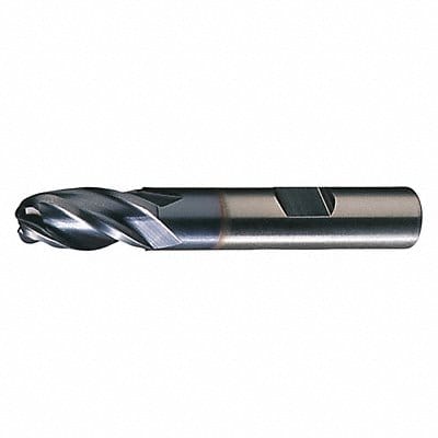 Ball End Mill Single End 5/16 HSS