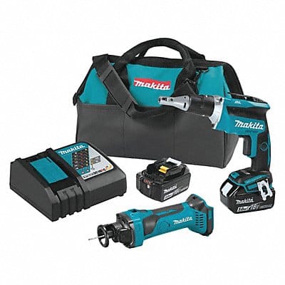 Cordless Combination Kit 2 Tools 18V DC