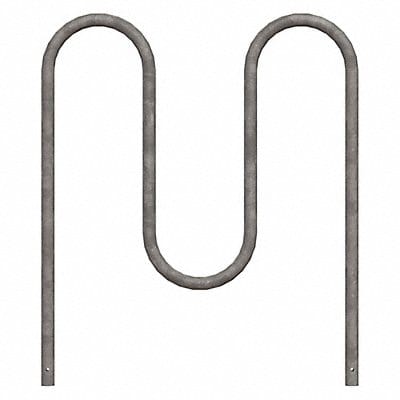 Bike Rack Silver 36 H 39 L Steel