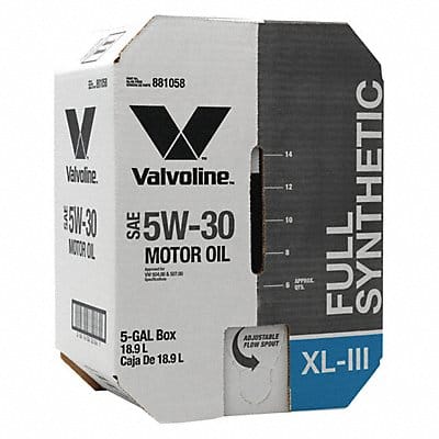 Motor Oil 5 gal Sz 5W-30 SAE Grade Box