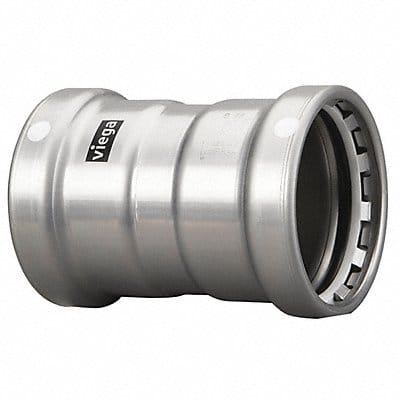 Coupling with Stop Metal 4 Tube Sz