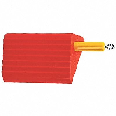 Wheel Chock 9 D 5 H 16 W Orange