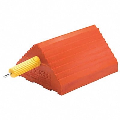 Wheel Chock 9 D 5 H 16 W Orange