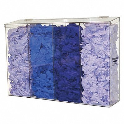 Bulk Dispenser 4 Compartments Clear