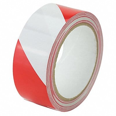 Floor Tape Red/White 1 1/2 inx54 ft Roll