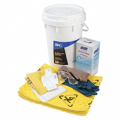 Spill Kit Bucket Chemical/Hazmat 9 gal.