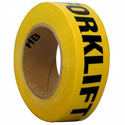 Floor Tape Black/Yellow 3 inx54 ft Roll