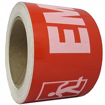 Floor Tape Red/White 3 inx54 ft Roll