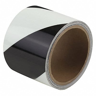 Floor Tape Black/White 3 inx15 ft Roll