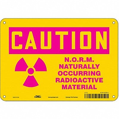 Safety Sign 7 in x 10 in Vinyl