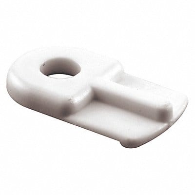 Clips White Plastic PK8