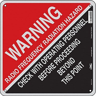 Safety Sign 18 inx18 in Aluminum