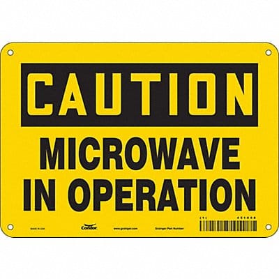 Safety Sign Radiofrequency/Microwave 7 H