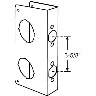 Cover Plate Plated 2-3/8 Outside Dia