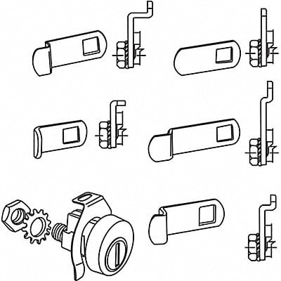 Lock Kit For 4C Pedestal Mailboxes