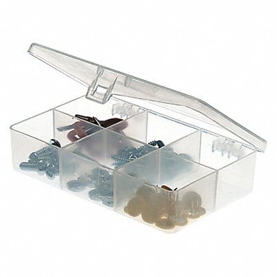 Compartment Box Molded Tension Clr 1 in