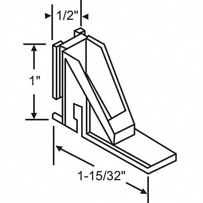 Tube Balance Shoe Sprial 1-15/32 L