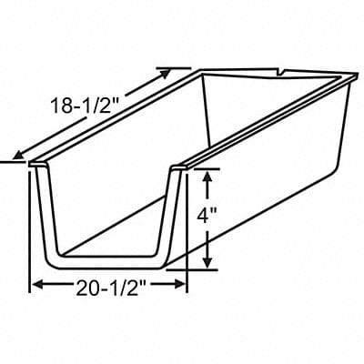 Drawer Insert 20-1/2 W x 18-1/2 D