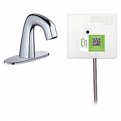 Mid Arc Chrome Chicago Faucets EQ Curved