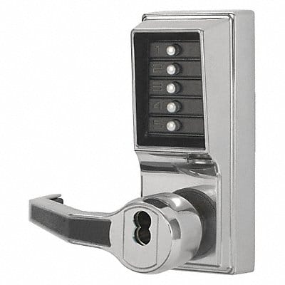 Push Button Lockset 1000 Bright Chrome