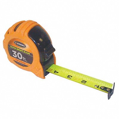 Tape Measure 30 ft 1/8 in Orange Color